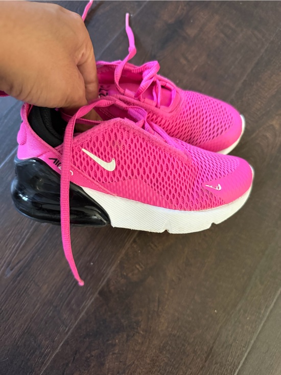Nike Other - Nike Kids Hot Pink Mesh Air-Style Sneakers with Black Heel